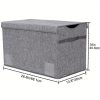 31.7gal Extra Large Box, Collapsible Sturdy Kids Chest For Boys, Girls, Kids, Storage Organizer Bins With Lids, Box Basket For Living Room, Bedroom, Nursery