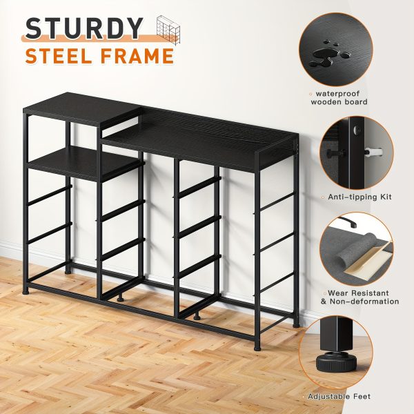 product-fancy-07e6b56f-31dc-4794-aabc-7fd1efb3c39c Dresser, Dresser for Bedroom with 11 Drawers, Long Dresser TV Stand with Shelves, Wide Dressers & Chests of Drawers, Large Dresser for Bedroom Dresser with Sturdy Metal Frame & Wood Top, Grey