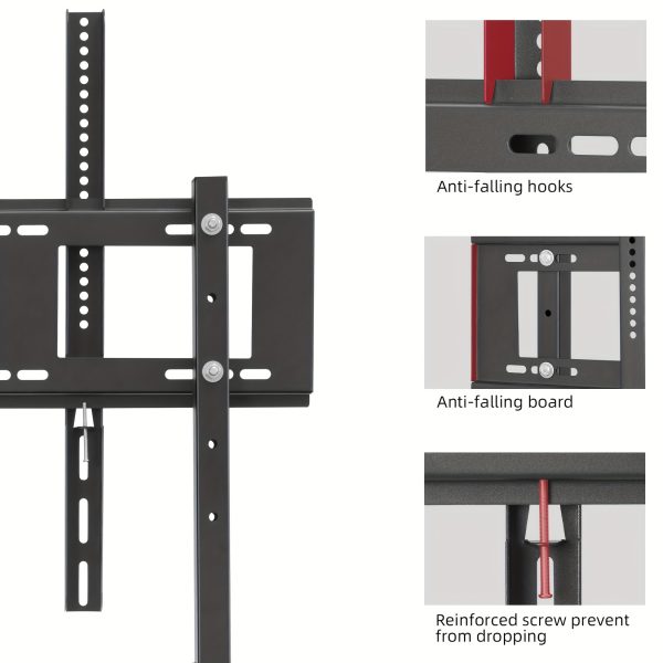 product-fancy-09028667-c9e1-42d5-9bb9-31dd460d5584 A Spacious TV Stand with an Adjustable Mount, Suitable for Home Offices, Accommodating Screens from 32 to 100 Inches