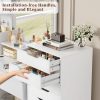 product-fancy-095f4fdb-64e7-45f3-bc81-8db6a0580333 8 Drawer File Cabinet | Wood Filing Cabinet Under Desk, Vertical Small Filing Cabinet Fits Letter, Legal, A4 Size, Contemporary Hardwood, Floor Mount, Assembled, For Home Office