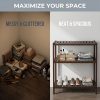 product-fancy-0a10f27a-2681-48b3-921d-0cdb30399ad5 Ladder Shelf, 3-Tier Shelf Stand, Display with Wide Storage Display Stand, Multifunction Standing Organizer Shelf for Home Office And Kitchen