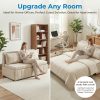 product-fancy-0a52ead9-d58e-4618-ada9-dfdc04510bb1 3in 1 Convertible Queen Sofa Bed, Pull Out Sleeper Couch, Armless Loveseat for Small Spaces