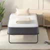 product-fancy-0a65066f-03d1-4dc6-9598-60e42404a1f8 Folding Bed with 4 Inch Memory Foam Mattress, Single Rollaway Bed for Guests, Space Saving Portable Bed with Lockable Wheels, Easy Assembly& Moving, 75 x 31(Standard)