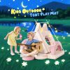 product-fancy-0bacf81e-1491-4f35-93c4-c8eee6b81a12 12pcs Modular Kids Play Couch - Soft & Sturdy Foam Sofa Washable Velvet Covers DIY Castle Slide Set Living Room Kindergarten Play Area