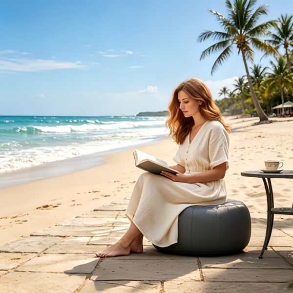 product-fancy-0cfbad2d-7927-4c02-8452-553aeec3e80f 2-pack of Storage Beanbag Chair Covers - Pumpkin Oval Shape, Suitable for Storing Clothes. It Has Storage Function and Is Suitable for Outdoor Use. It Is Comfortable and Soft, Made of Thickened Faux Leather (filling Not Included).