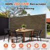 product-fancy-0d1a32b6-9335-4910-9ad0-23c20ccdd9b0 Retractable Side Awning - Folding Privacy Screen | Waterproof & UV-Resistant Outdoor Shade Divider for Patio, Garden, Balcony & Commercial Use Easy Install with PU Coating