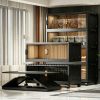 product-fancy-0d8cc42d-f5b1-4ae1-94d1-cd2e3b970a84 No Assembly 2/3/4/5 Tier Foldable Stackable Storage Cabinet, 44.29 Inch Large Capacity Modular Organizer Box with Lid, Rolling Wheels & Magnetic Double Door, Space Saving Portable Multi-Layer Storage Unit, Easy Setup Household Storage Container
