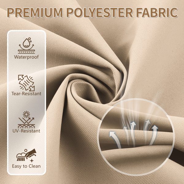 product-fancy-0e0f4bbc-e60f-4136-bb98-1104ffef18a8 Outdoor Cushion Set of 1pc/2pcs/4pcs/6pcs - Thick 35D High-Density Foam Cushions Measuring 24*24*6.5 Inches, Featuring Quick Rebound, High Durability, And Easy Cleaning, Suitable for Outdoor Furniture Like Sofas And Patio Chairs