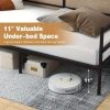 product-fancy-0e26e063-c732-4cae-8b25-8873e247cc88 Dual-Use Twin Metal Daybed Frame - Space-Saving Sofa Bed for Living Room & Bedroom