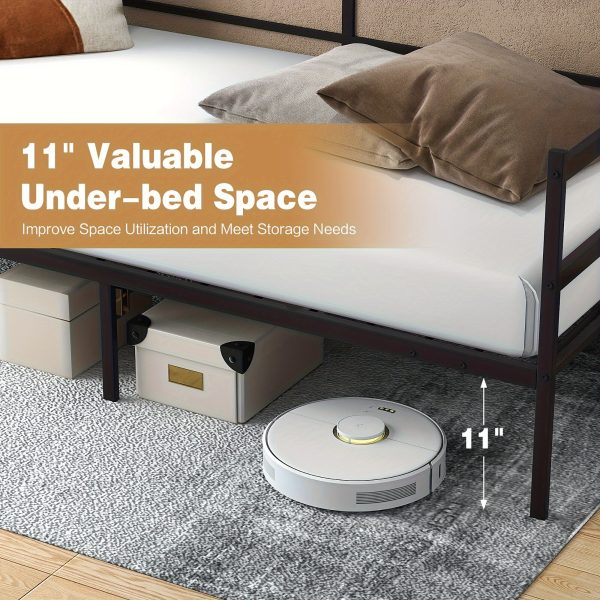 product-fancy-0e26e063-c732-4cae-8b25-8873e247cc88 Dual-Use Twin Metal Daybed Frame - Space-Saving Sofa Bed for Living Room & Bedroom