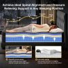 product-fancy-0e2cac3b-498c-4e23-a8e4-ff7df5673d84 12/14 Inch Mattress (Full, Queen, King) - Premium High-Quality Firm Mattress for Deep Sleep with Extra Lumbar Support. Memory Foam Hybrid with Luxury Euro Top, Individually Wrapped Pocket Springs And Motion Isolation.
