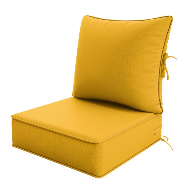 product-fancy-0e43bd8a-549f-4568-9d17-21a3e62a6df5 Outdoor Cushion Set of 1pc/2pcs/4pcs/6pcs - Thick 35D High-Density Foam Cushions Measuring 24*24*6.5 Inches, Featuring Quick Rebound, High Durability, And Easy Cleaning, Suitable for Outdoor Furniture Like Sofas And Patio Chairs