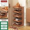 product-fancy-0ec2f9f4-72ec-4efb-96f0-2ac28f0b8062 2-8 Floors of Bamboo Shoe Racks, Multifunctional Storage Racks, Narrow Space Storage Racks, Easy Bamboo Shoe Racks Suitable for Various Rooms, Room Decoration Racks, Bookcase Kitchen Racks, Holiday Gifts, Housewarming Gifts. Shoe Storage Box