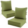 product-fancy-0ecfacba-1e3f-42d5-b13f-52e8873bb83c Outdoor Cushion Set of 1pc/2pcs/4pcs/6pcs - Thick 35D High-Density Foam Cushions Measuring 24*24*6.5 Inches, Featuring Quick Rebound, High Durability, And Easy Cleaning, Suitable for Outdoor Furniture Like Sofas And Patio Chairs