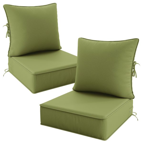 product-fancy-0ecfacba-1e3f-42d5-b13f-52e8873bb83c Outdoor Cushion Set of 1pc/2pcs/4pcs/6pcs - Thick 35D High-Density Foam Cushions Measuring 24*24*6.5 Inches, Featuring Quick Rebound, High Durability, And Easy Cleaning, Suitable for Outdoor Furniture Like Sofas And Patio Chairs