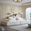 product-fancy-0f052dce-322d-483d-a3f7-2f548d2b457e L Couch Sofa Sectional for Sofa Living Room Convertible Couch Bed with Deep Seats Lounge Chairs, Corduroy, Boneless Sectional Couches, Living Room/Bedroom - Modular Living Room Furniture Set Ideal Multifunctional Couch - No Assembly Required (Black
