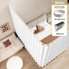 1pc Foldable Room Divider Curtain, Space-Saving Folding Privacy Screen with Hooks, Light-Blocking Polyester Curtain Suitable for Living Room, Bedroom, Kitchen- Modern Home Decoration Divider, Foldable Design, Easy Installation, Durable Fabric, S