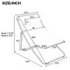 [Outdoor Folding Chair] TREXM 2pcs Outdoor Folding Chair, Rattan-Wrapped Patio Chair with Adjustable Backrest, Thick Cushion, and Detachable Headrest, for the Poolside, Beach, Backyard, Decck, and Camping