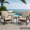 product-fancy-121a2d17-8251-43c1-b94b-7d9848edf71f Set with Table Patio Chaise Lounge Chairs, Patio Recliner Chair, Outdoor Furniture Set 5-Position Adjustable, Outdoor, Bench for Deck, Lawn, Garden