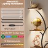 product-fancy-127efa05-6209-4494-a6a1-859d7e22ec47 CODACE 1pc Bookcase with LED Lights, 8-tier Corner Display Stand, 62" Multi-functional Metal Display Shelf for Plants, Handicraft, Tree-shaped Plant Shelf for Living Room, Study, Bedroom, Balcony, Entrance, Home Decor, Good Gift Choice Easter's Gift