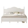 product-fancy-13c18b5d-9ae6-44cf-8dc0-99886c5537ca BELLEMAVE Queen Size Platform Bed Frame With Headboard, Wooden Slat Support, No Box Spring Needed, Easy Assembly, Sturdy Structure, Bedroom Furniture With Classic Vintage Design, White