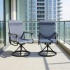 product-fancy-13c4cb2c-2f2b-4bc3-8e54-db1222433165 Patio Swivel Chair Set Of 2/4/6 Outdoor Dining Chairs W/High Back And Breathable Textilene, 350 LBS Capacity, All Weather Patio Rocking Chairs for Garden Backyard Deck