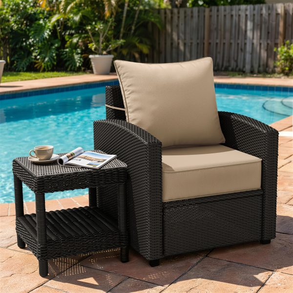 product-fancy-13dca5d7-d3a9-407b-8f7f-e284a0555196 Outdoor Cushion Set of 1pc/2pcs/4pcs/6pcs - Thick 35D High-Density Foam Cushions Measuring 24*24*6.5 Inches, Featuring Quick Rebound, High Durability, And Easy Cleaning, Suitable for Outdoor Furniture Like Sofas And Patio Chairs