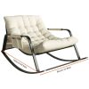 product-fancy-14fab6f5-3408-46b6-a006-6c99c276b68c Home Theater Seating, Oversized Rocking Chairs for Indoor And Outdoor Use, Modern Metal Lounge Rocking Chairs with Thick Cushions, And High-back Rocking Chairs Suitable for Living Rooms, Patios, Porches, Gardens, And Backyards