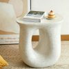 product-fancy-15b2578f-ffa8-4d62-ac99-a7bf3ef003c1 AESOME Modern Decorative Garden Stool Concrete Side Table Heavy Duty Patio Sturdy Faux Terrazzo Garden Stool Side Table Plant Table For Indoor Covered Outdoor, 17.7" H