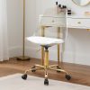 product-fancy-15bd007d-d90c-49ff-b8ea-f6b85f049941 Transparent Acrylic Office Chair, Contemporary Acrylic Chairs for Home Use with Wheels, Armless Swivel Vanity Rolling Chair Suitable for Office And Home