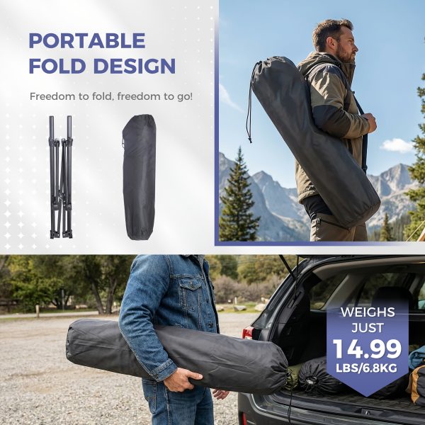 product-fancy-163b7cc7-734e-42dd-88c2-a5bff4c46104 2 Rocking Camping Chairs with Cup Holders, Hammock Chair, Folding Rocking Chair, Outdoor Lounge Chair, Portable Fishing Chair, Patio Leisure Chair, Heavy Duty Folding Chair Suitable for Patio, Outdoor, Camping, Travel