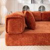 product-fancy-1678972b-e9d4-43aa-8205-2e8bd707d536 KERDOM Chenille Oversized Sleeper Sofa Couch, 170 Inches Extra Long Convertible 3-4 Person Pull-Out Sofa Bed, Sectional Convertible Corner Sofa, Combination Spliced Block Sofa Side Table