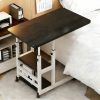 product-fancy-167db4ee-4c71-4a67-85f0-32cbcc44ea8e Mobile Nightstand with Wheels, Height Adjustable Bedside Table with Storage Shelf, Rolling Side End Table for Bedroom, Dorm, Living Room, Easy Assembly& Space-Saving Caster Table for Small Spaces.