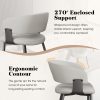 product-fancy-1681f110-d34e-42fe-8efd-f07698034507 Modern Dining Chairs Set (2pcs), Faux Leather Upholstered Kitchen Chairs, Curved Back, Metal Legs, Mid Century Style, Suitable for Dining Room And Kitchen