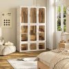 product-fancy-195ead74-0d06-474a-87ea-f17646a0efe9 Magnetic Transparent Door Portable Wardrobe, with A Sturdy, Foldable Frame And Easy Assembly. Features 2 Or 3 Hanging Rods for Clothing Storage, Suitable for Bedrooms, Living Rooms, Dormitories, And Apartments.