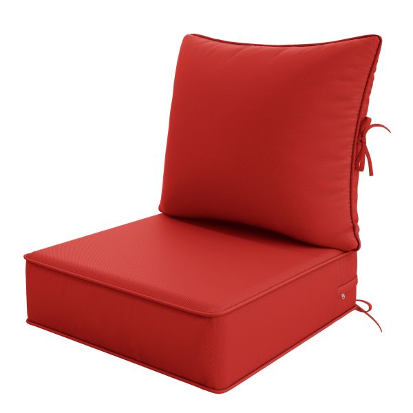 product-fancy-1a1d3145-a90e-4206-a285-47892f663feb Outdoor Cushion Set of 1pc/2pcs/4pcs/6pcs - Thick 35D High-Density Foam Cushions Measuring 24*24*6.5 Inches, Featuring Quick Rebound, High Durability, And Easy Cleaning, Suitable for Outdoor Furniture Like Sofas And Patio Chairs