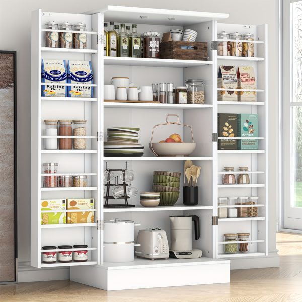 product-fancy-1a3d4c00-a072-4c40-b5d0-b14c0ad86265 47" Freestanding Storage Cabinet with Adjustable Shelves, Multi-Sport Ball Storage with Large Drawer, Versatile Modern Cabinet for Dining Room, Bathroom, Living Room, Laundry, Sports Equipment Organizer, Basketball, Golf Balls Storage Box