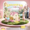 product-fancy-1a691082-73b7-4f1f-8144-8487a6a801f2 23pcs Modular Kids Play Couches - Convertible, Multifunctional Foam Toddler Couches for Inspiring Child Creativity, Kids Nugget Sofas for Playroom & Bedroom (Flower Theme)
