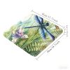 product-fancy-1a836142-564b-456f-b7c4-dfac21498fde 1pc Silent Winged Dragonfly Pattern Courtyard Chair Seat Cushion, Indoor And Outdoor Seat Cushions, Back Cushions, Size 19.7*17.7*1.57inch, Suitable for Garden Chairs, Office Chairs And Floor Seats. Soft And Comfortable