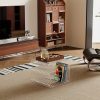 product-fancy-1abeeef9-6e08-438b-b700-0e9c77c3795b Sofa Side Table Small Apartment Coffee Table Easy Modern Light Luxury Coffee Table Side Table Corner Table Newspaper Rack Shelf