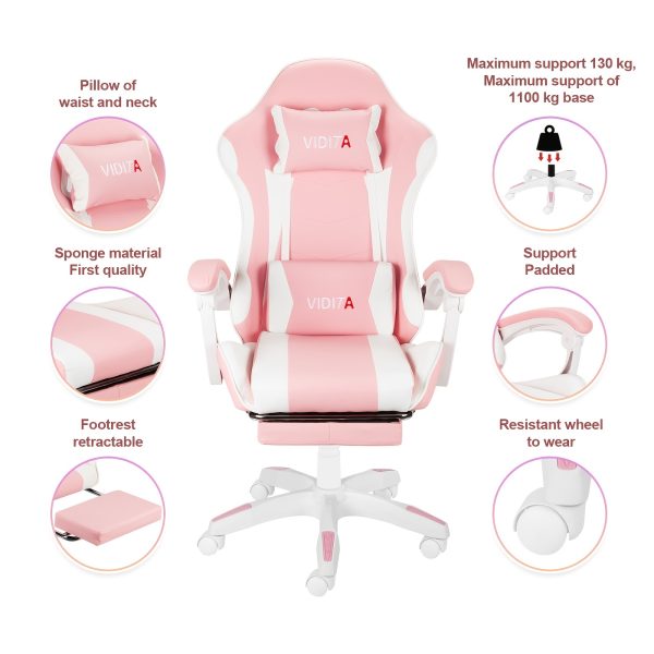 product-fancy-1adb00c0-6527-4fd3-afdb-7d89a2fcc6bc Gaming Chair, Adult Gamer Chair Ergonomic Computer Chair for Teens, Racing Style PC Office Chair with Lumbar Support