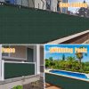product-fancy-1b348612-af9b-455a-bcf3-601605090b2b Dark Green Privacy Screen for Balconies, Designed to Shield Against And Sun, Featuring Eyelets for Easy Installation. Ideal for Decks, Patios, Backyards, Pools, And Porches (1pc)