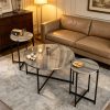 product-fancy-1b855bc1-934d-45f9-b400-6144c902ac3e Nesting Coffee Table Set of 3, Round Side Tables with Cross Metal Frame, Modern Stacking End Tables for Living Room, Bedroom, Small Space