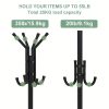 product-fancy-1bdc2496-33f6-444c-9a34-d1f46df79ea7 1pc Heavy-Duty Metal Coat Rack with 9-Tier Vertical Storage - Freestanding Space-Saving Clothing Organizer with Sturdy Iron Frame & Copper Finish, 27"+ Height, Easy Assembly for Entryway, Living Room, Bedroom, Dorm - Portable Garment Rack for Shirts