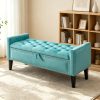 product-fancy-1c5056d0-2616-4725-9f54-d6beb66a4346 46.9" Storage Ottoman, Upholstered Bed Bench with Storage, End of Bed Ottoman