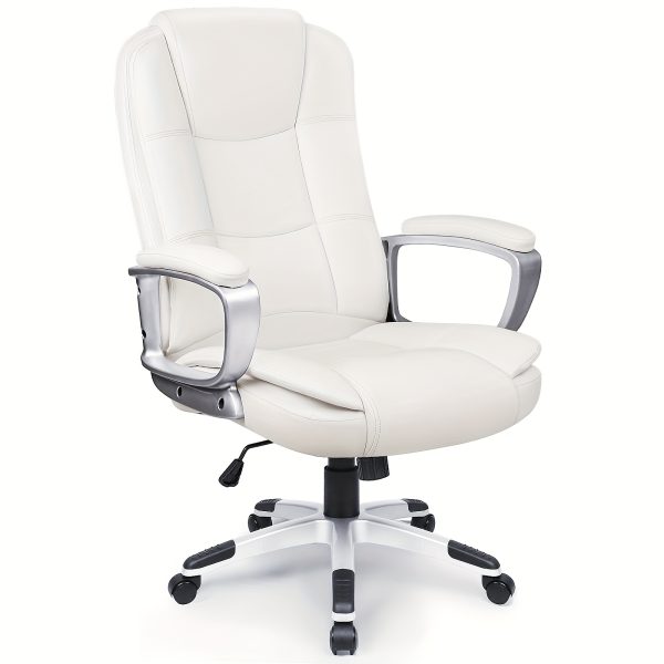 product-fancy-1c70017a-4f71-4055-aaf2-2e0e11020297 Home Office Desk Chair, 400LBS Big And Tall Computer Executive Chair, Ergonomic PU Leather Chairs with High Back Cushion, Adjustable Armrest &Lumbar Back Support, for Long Time Sitting