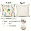 Set Of 4, Modern Geometric Throw Pillow Covers, Boho Abstract Pattern Cushion Covers, Chic Polka Dot Classic Art Home Decor Pillowcases, 18*18inch, for Farmhouse, Living Room, Bedroom, Sofa, Porch, Patio, Outdoor, Without Pillow Inserts
