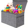 31.7gal Extra Large Box, Collapsible Sturdy Kids Chest For Boys, Girls, Kids, Storage Organizer Bins With Lids, Box Basket For Living Room, Bedroom, Nursery