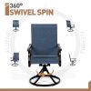 product-fancy-1de8fac8-aab7-497c-b78c-651a1cc3a154 Patio Swivel Chair Set Of 2/4/6 Outdoor Dining Chairs W/High Back And Breathable Textilene, 350 LBS Capacity, All Weather Patio Rocking Chairs for Garden Backyard Deck