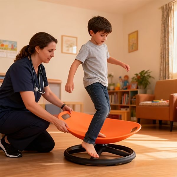 Autism Spinning Chair| Back To School Supplies, With Anti-slip Metal Base, Training And Rehabilitation Equipment, Suitable For Training Centers, Home, Balance And Concentration Improvement, Exercise Chair Christmas Gift/Christmas Surprise